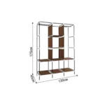 Armoire en Tissu - 3 Battants