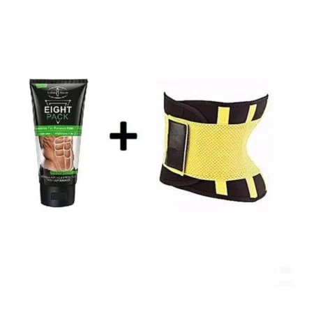 Ceinture Amaigrissante - Hot Belt Power - Jaune/Noir + brûle graisse.