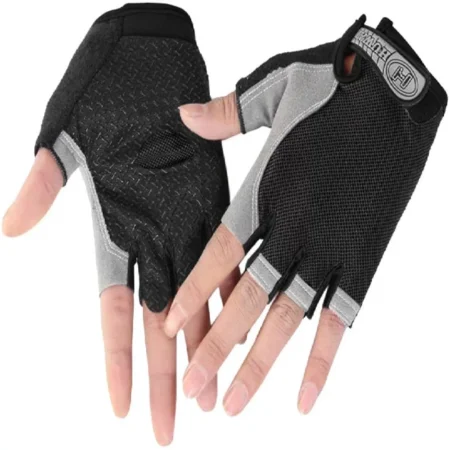 Gants Demi Doigts Hommes et Femmes Fitness